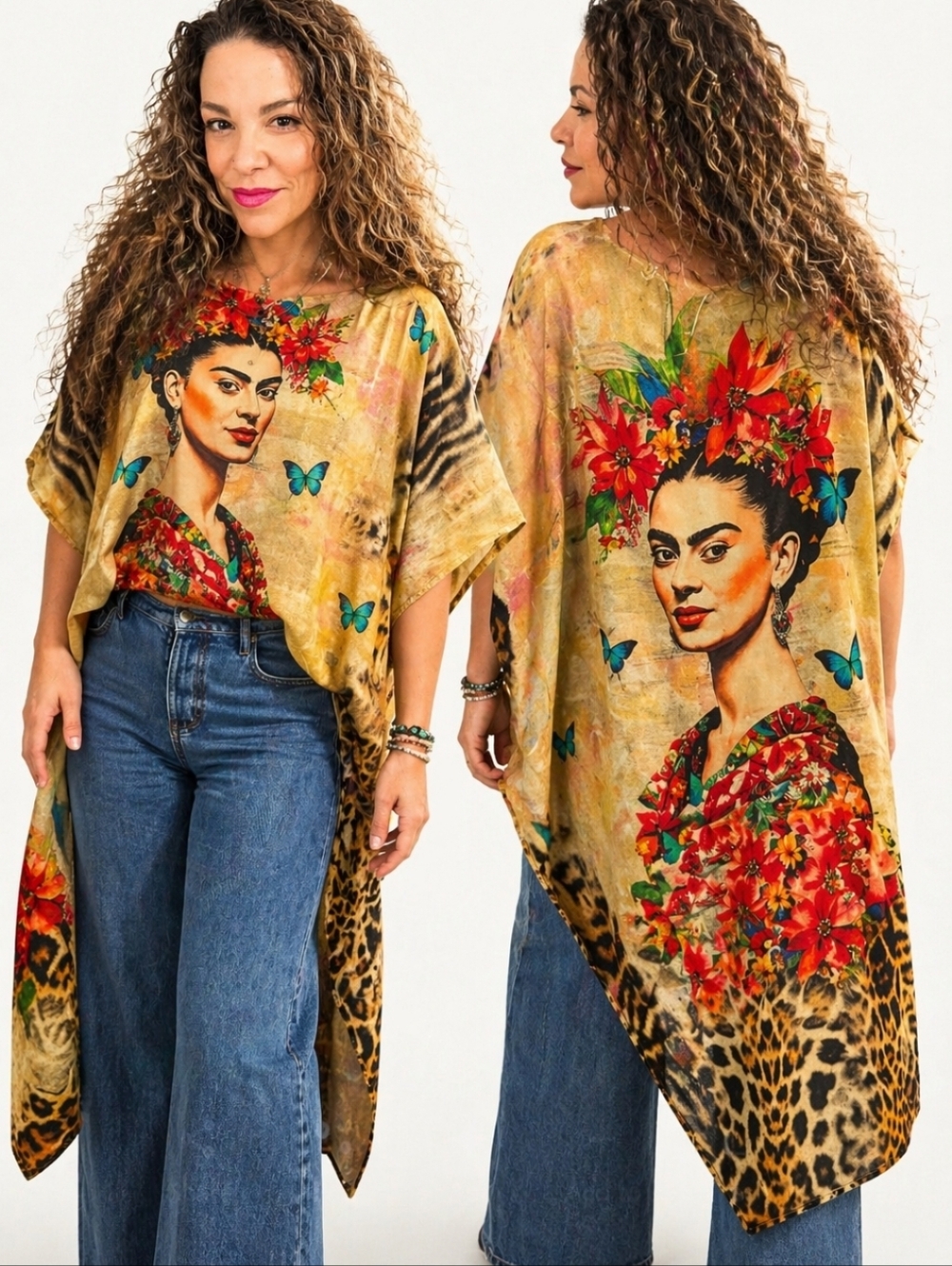 Lp1 The FRIDA Print HI LO Tunic